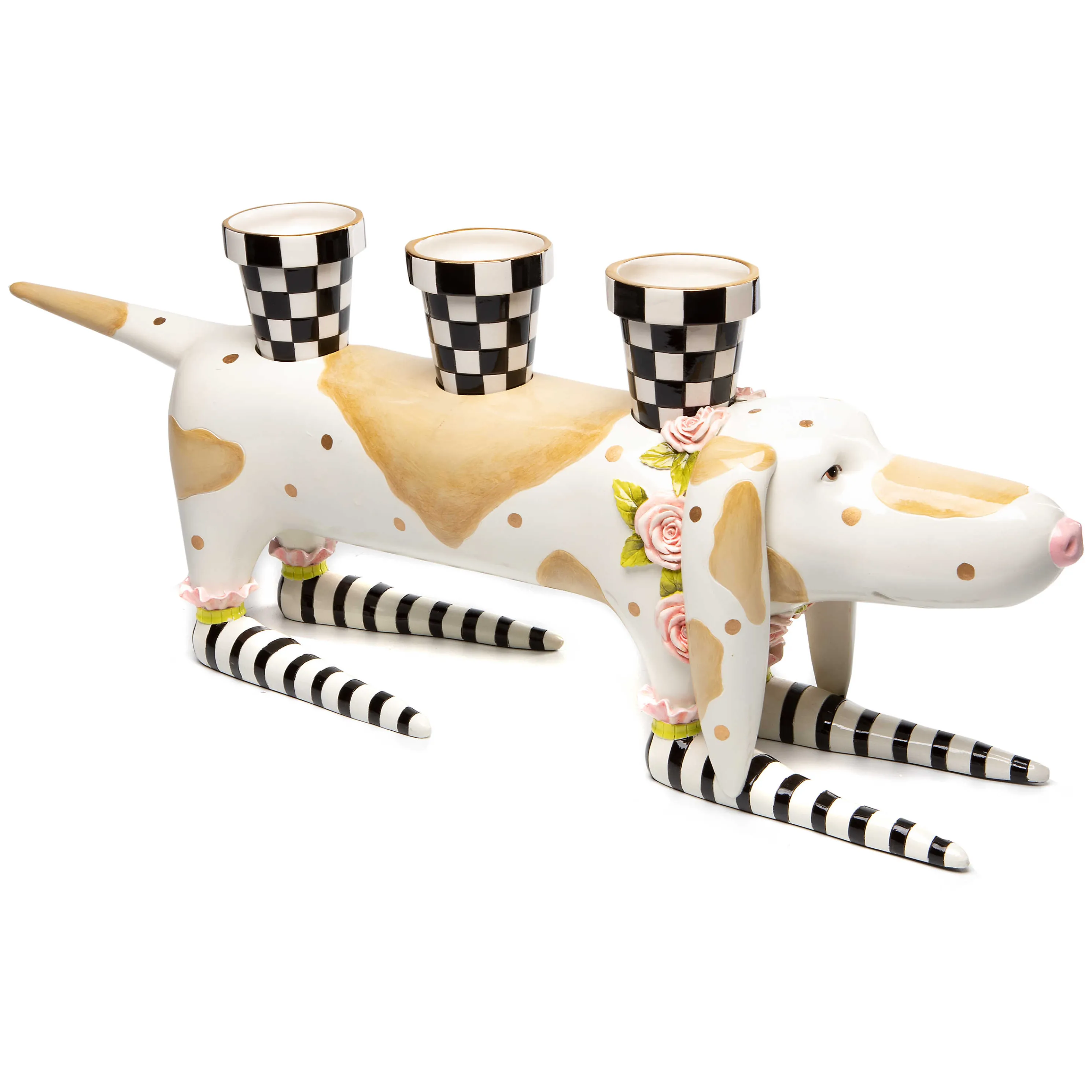 Patience Brewster Rosy Hound Planter