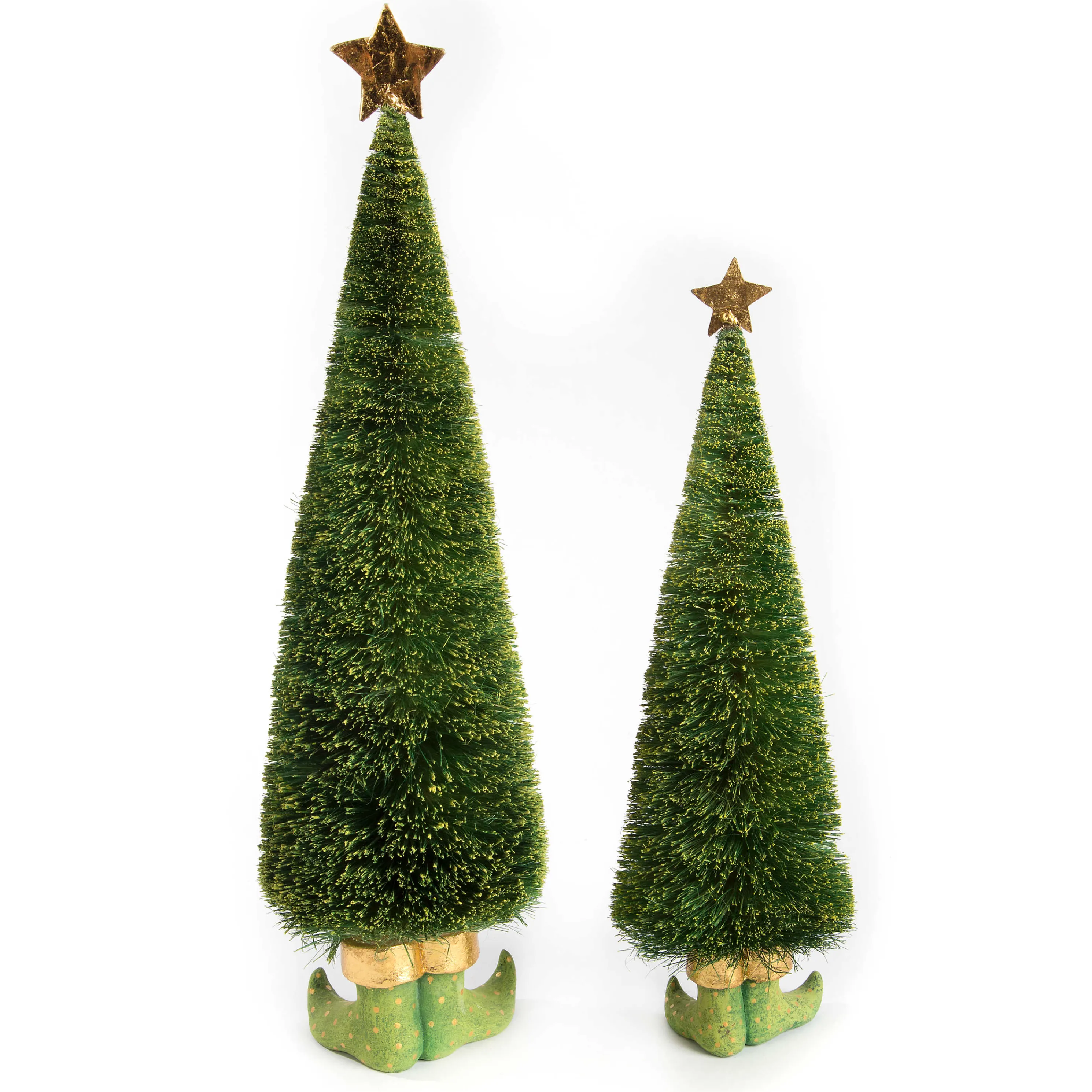 Patience Brewster Dash Away Sisal Elf Tree Figures