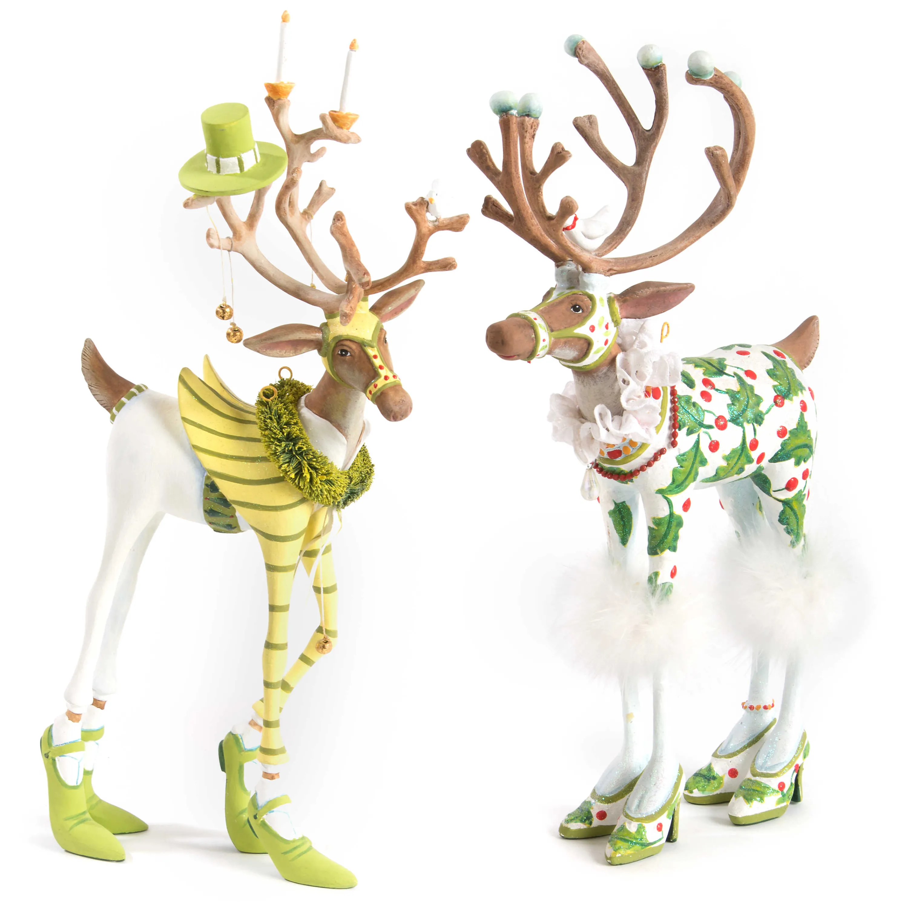 Patience Brewster Dash Away Prancer Reindeer Figure
