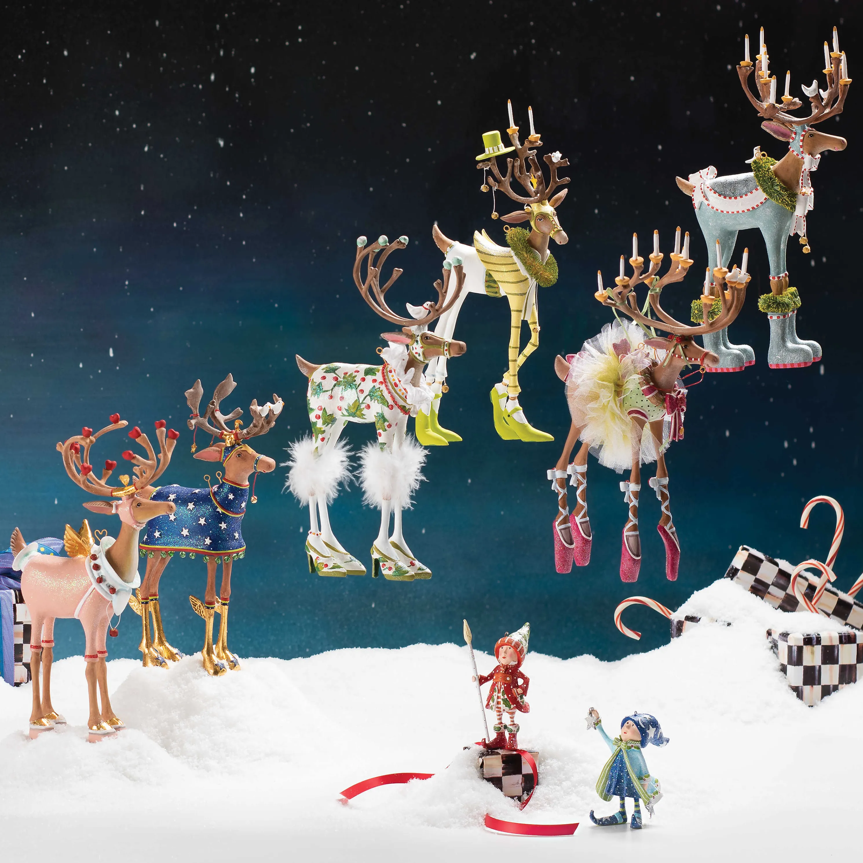 Patience Brewster Dash Away Comet Reindeer Figure