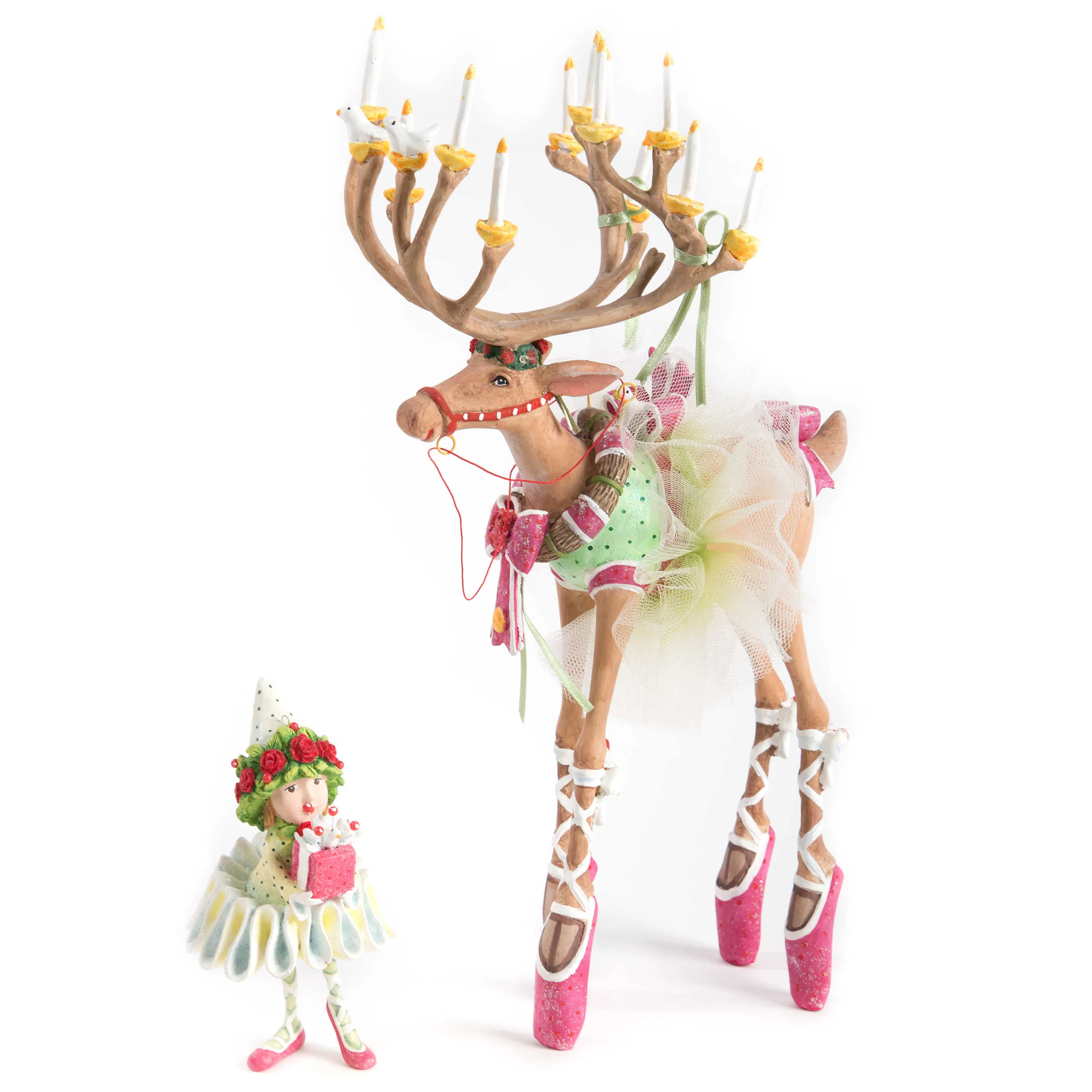 Patience Brewster Dash Away Dancer Reindeer Figure
