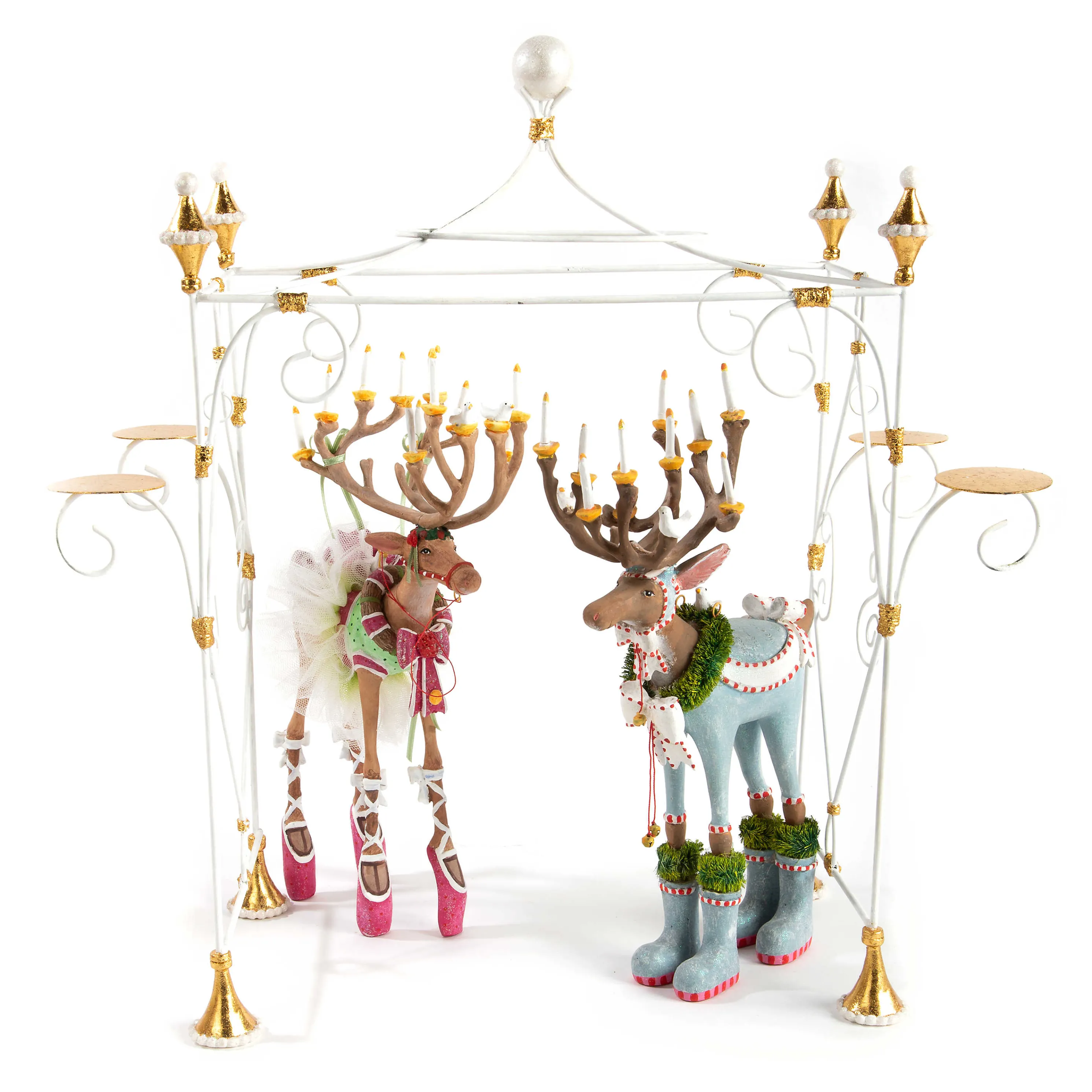 Patience Brewster Dash Away Dancer Reindeer Figure