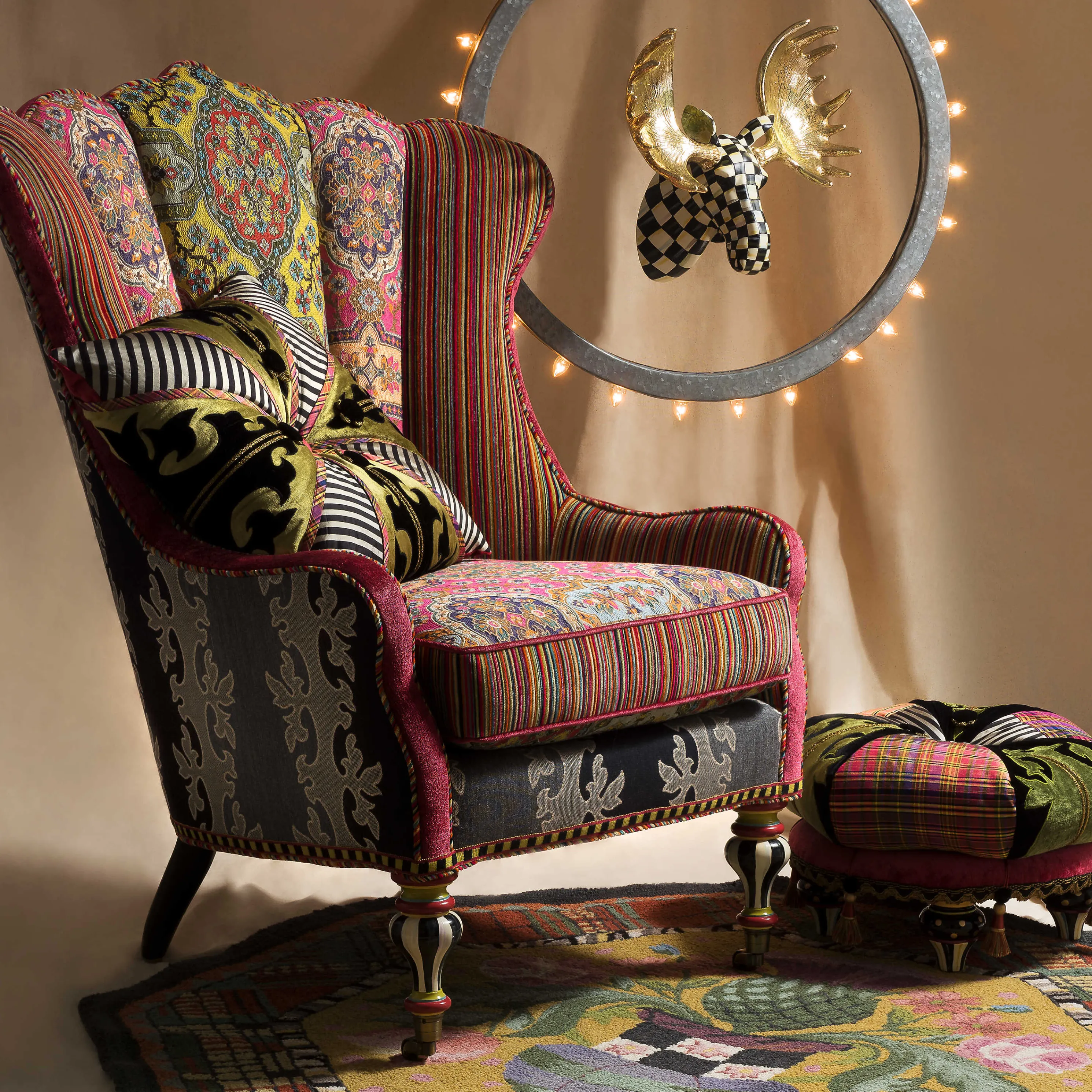 Portobello Road Footstool