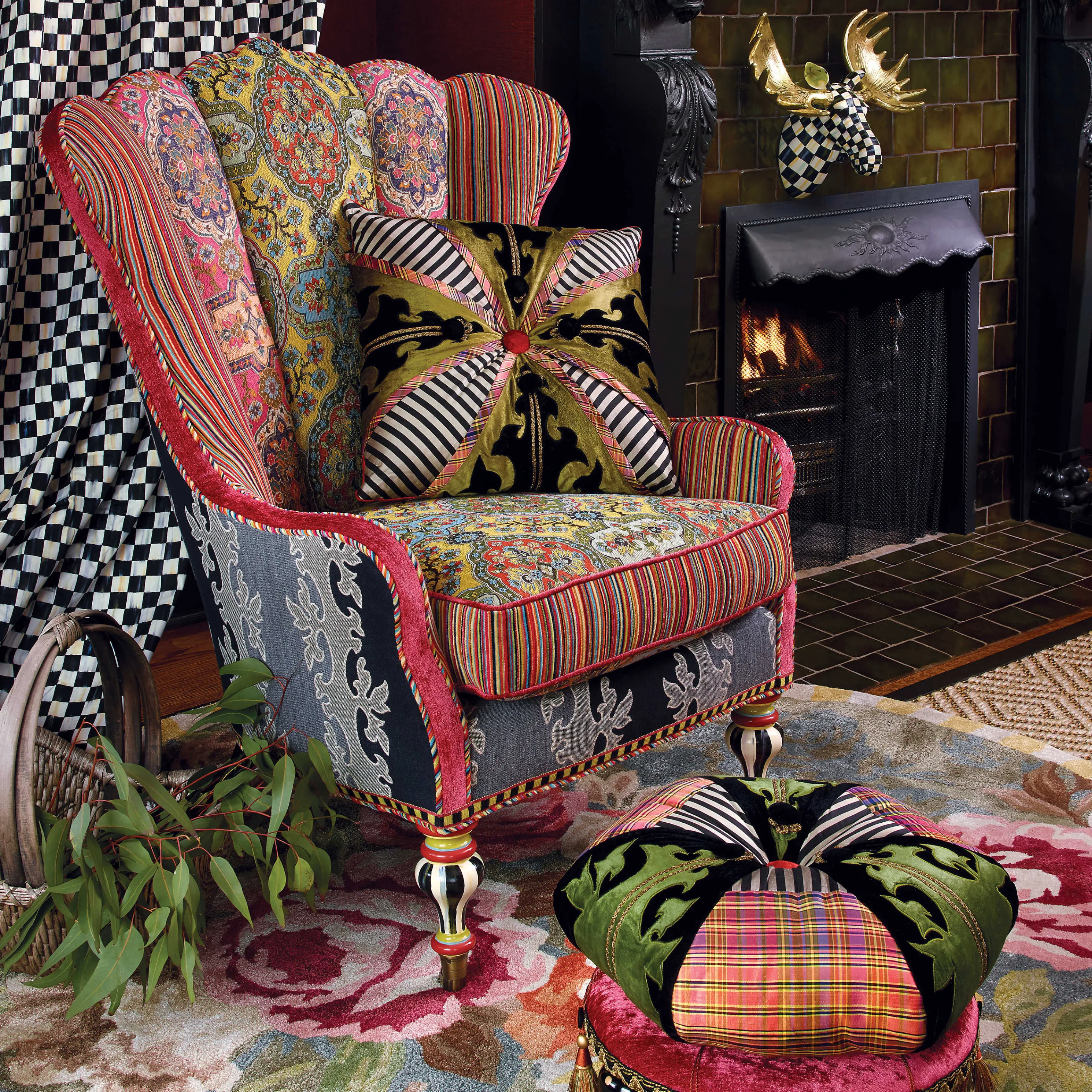 Portobello Road Footstool