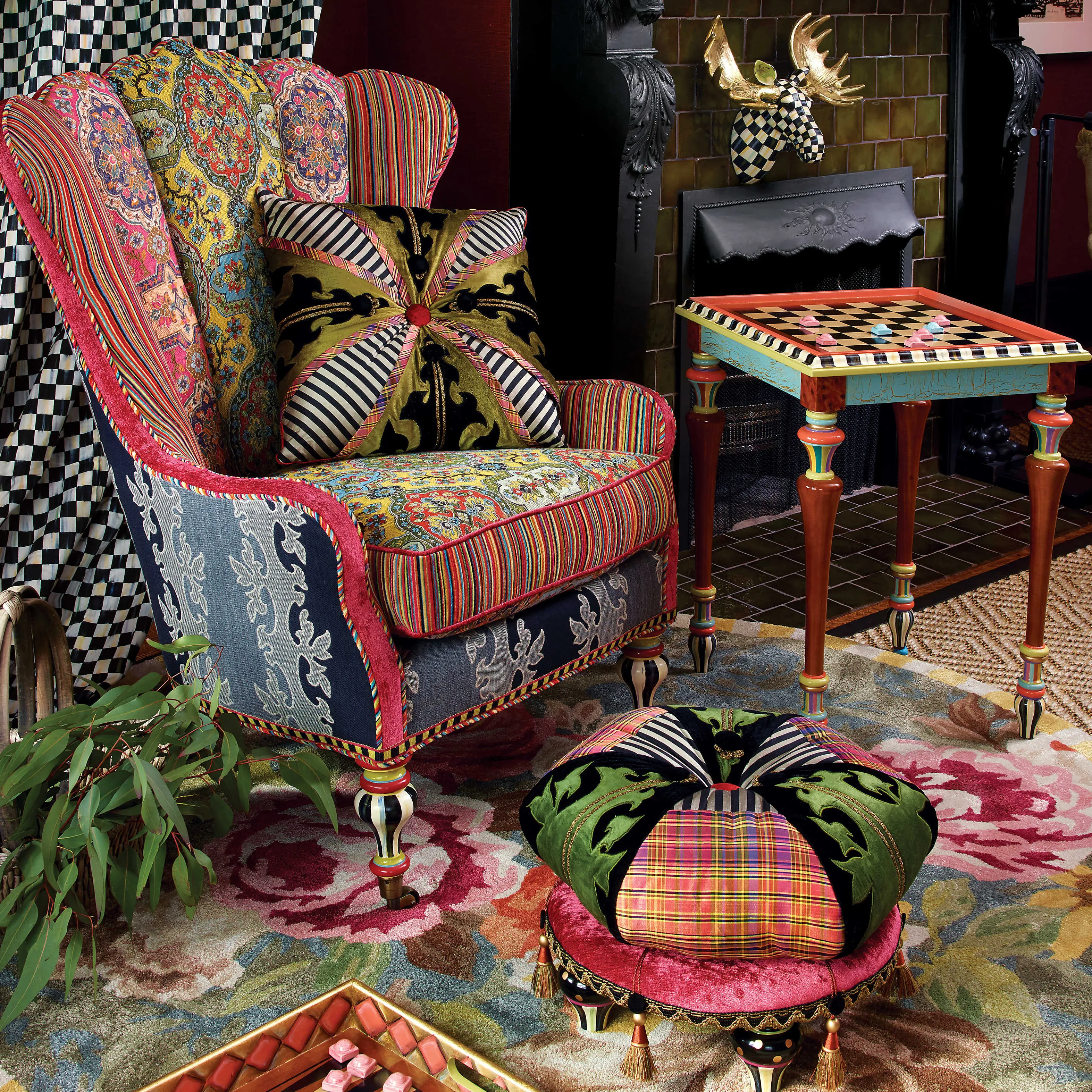 Portobello Road Footstool