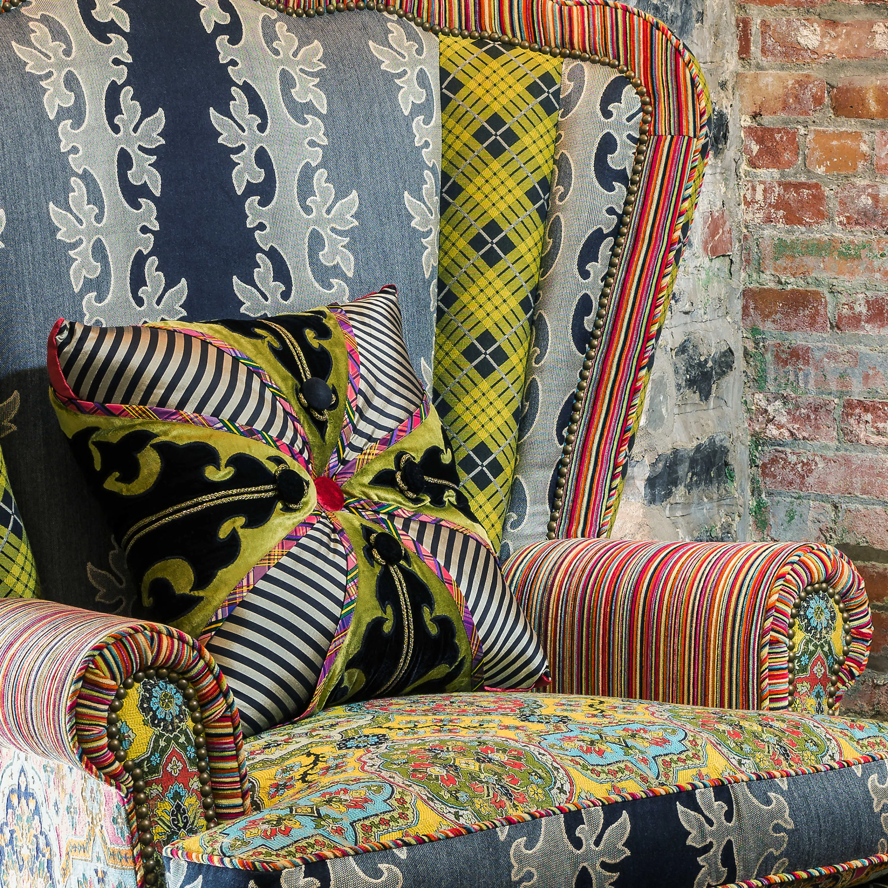 Portobello Road Square Pillow