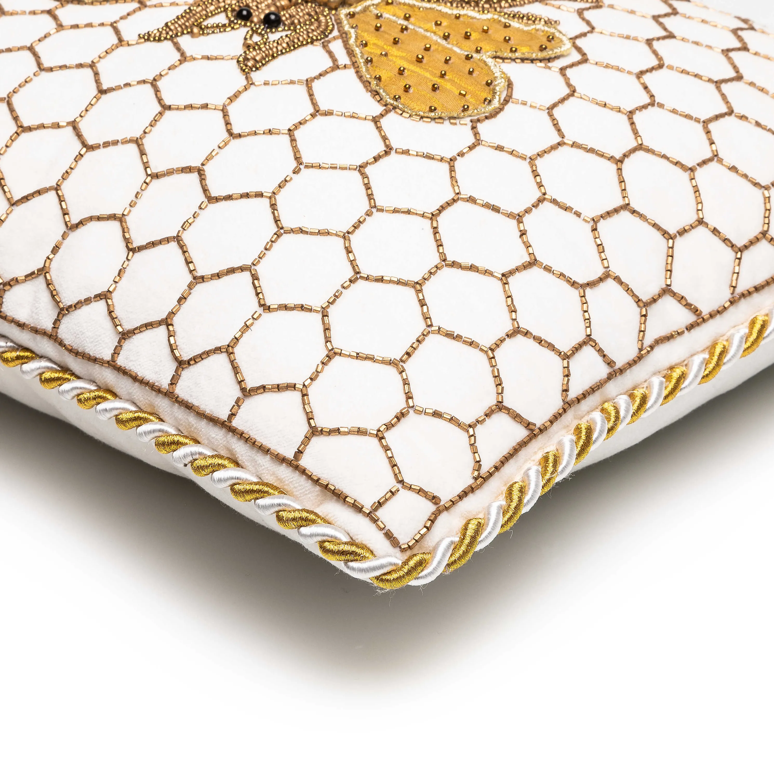Queen Bee Pillow - Ivory