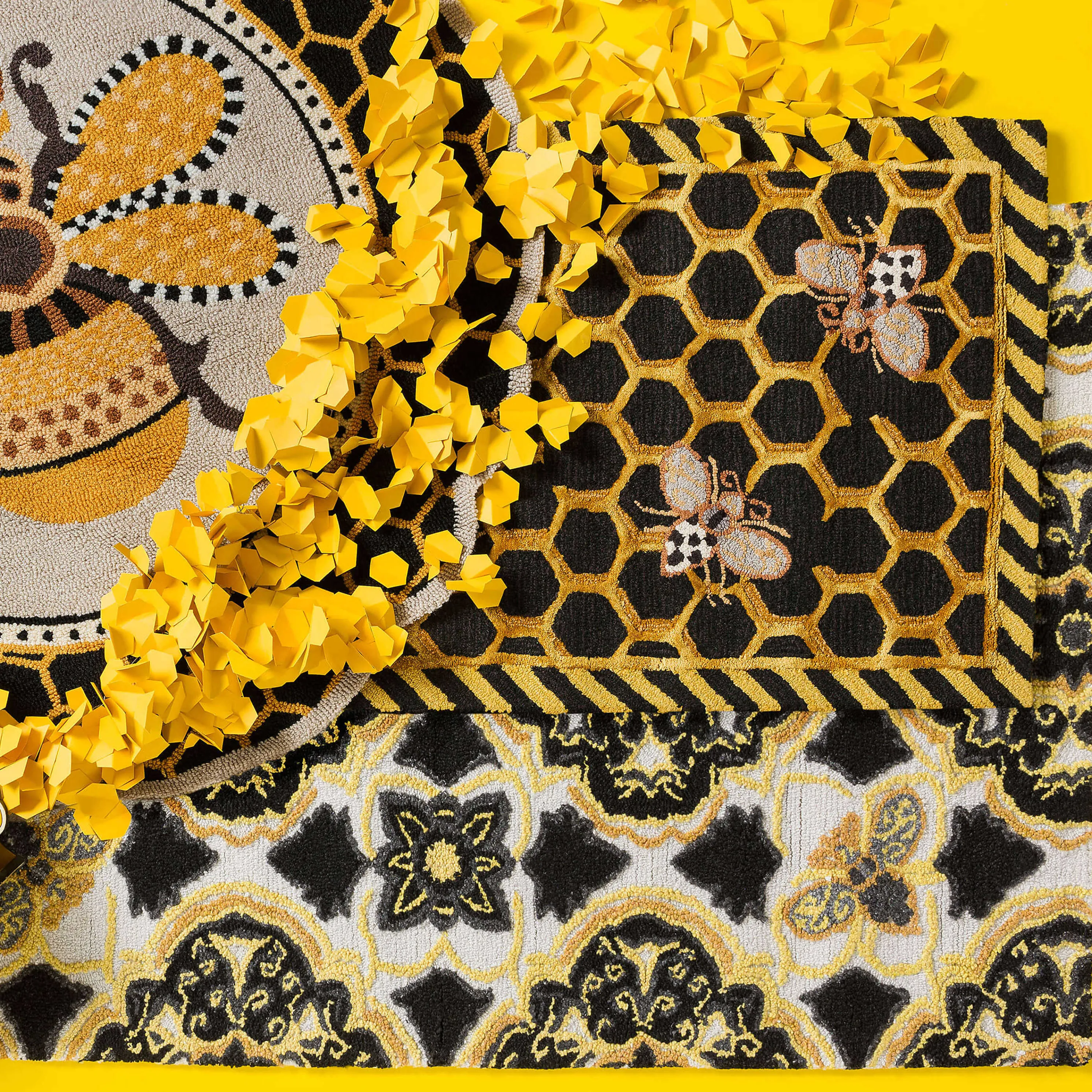 Queen Bee Rug - 2'3 X 3'9"