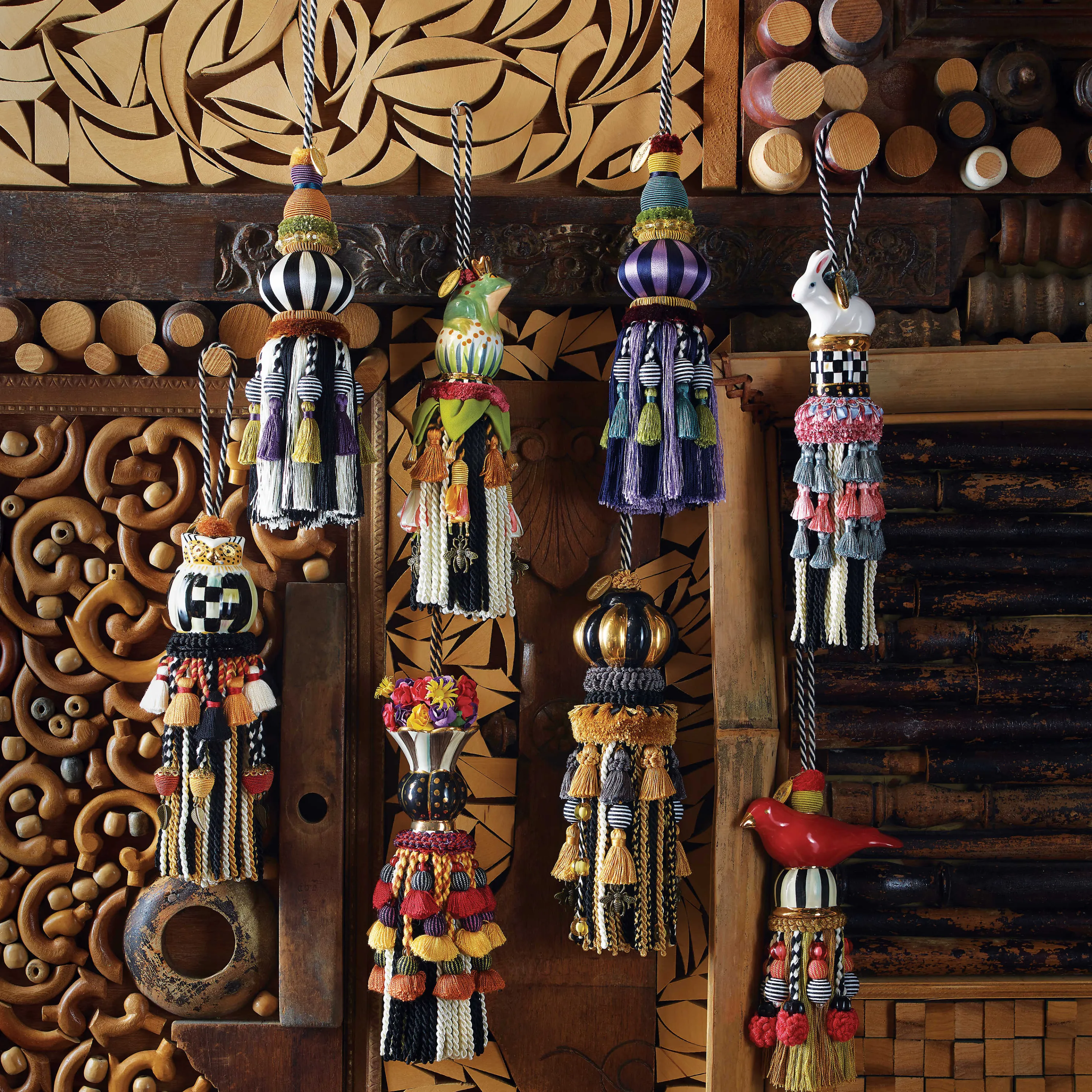 Rabbit Tassel - Courtly Check