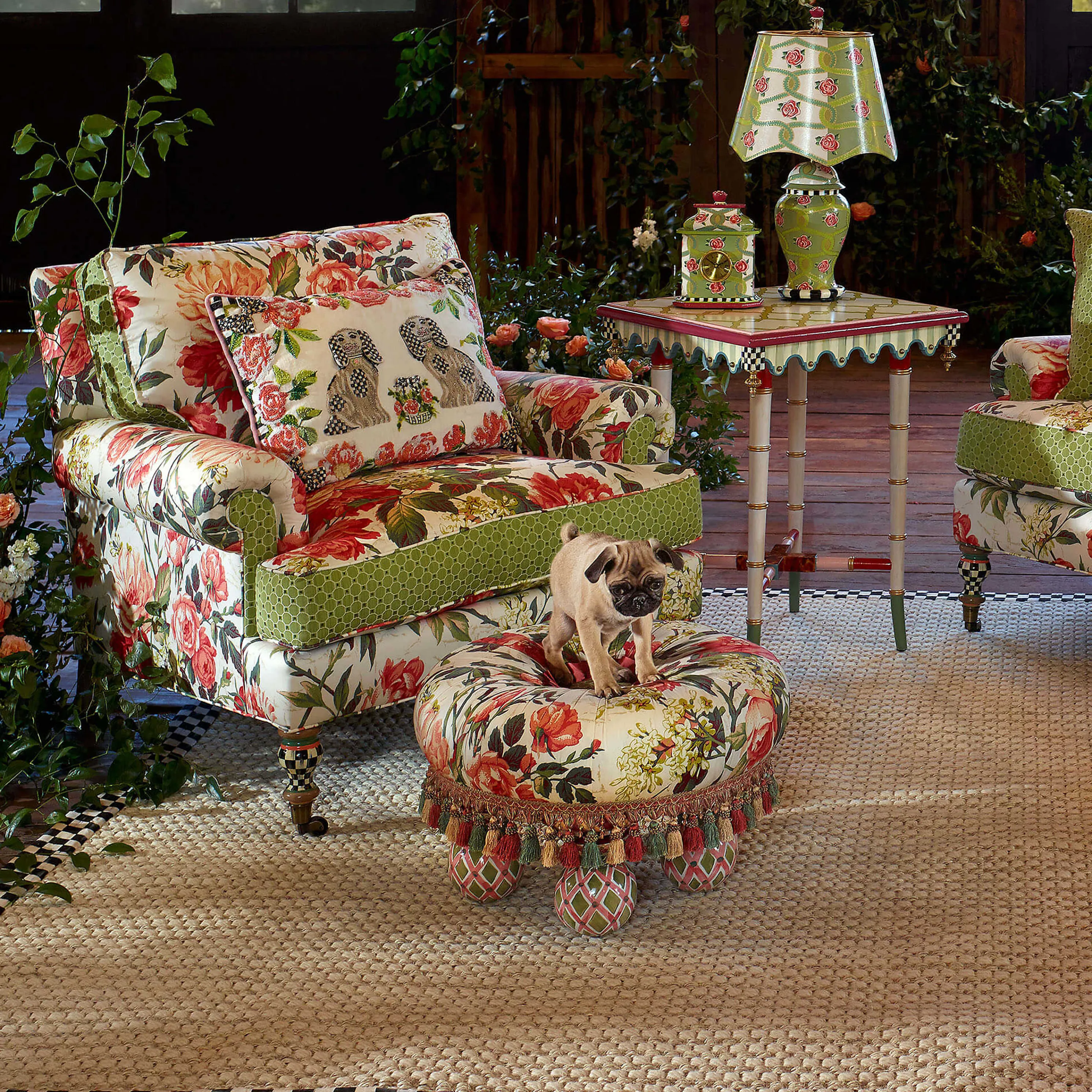 Really Rosy Accent Table