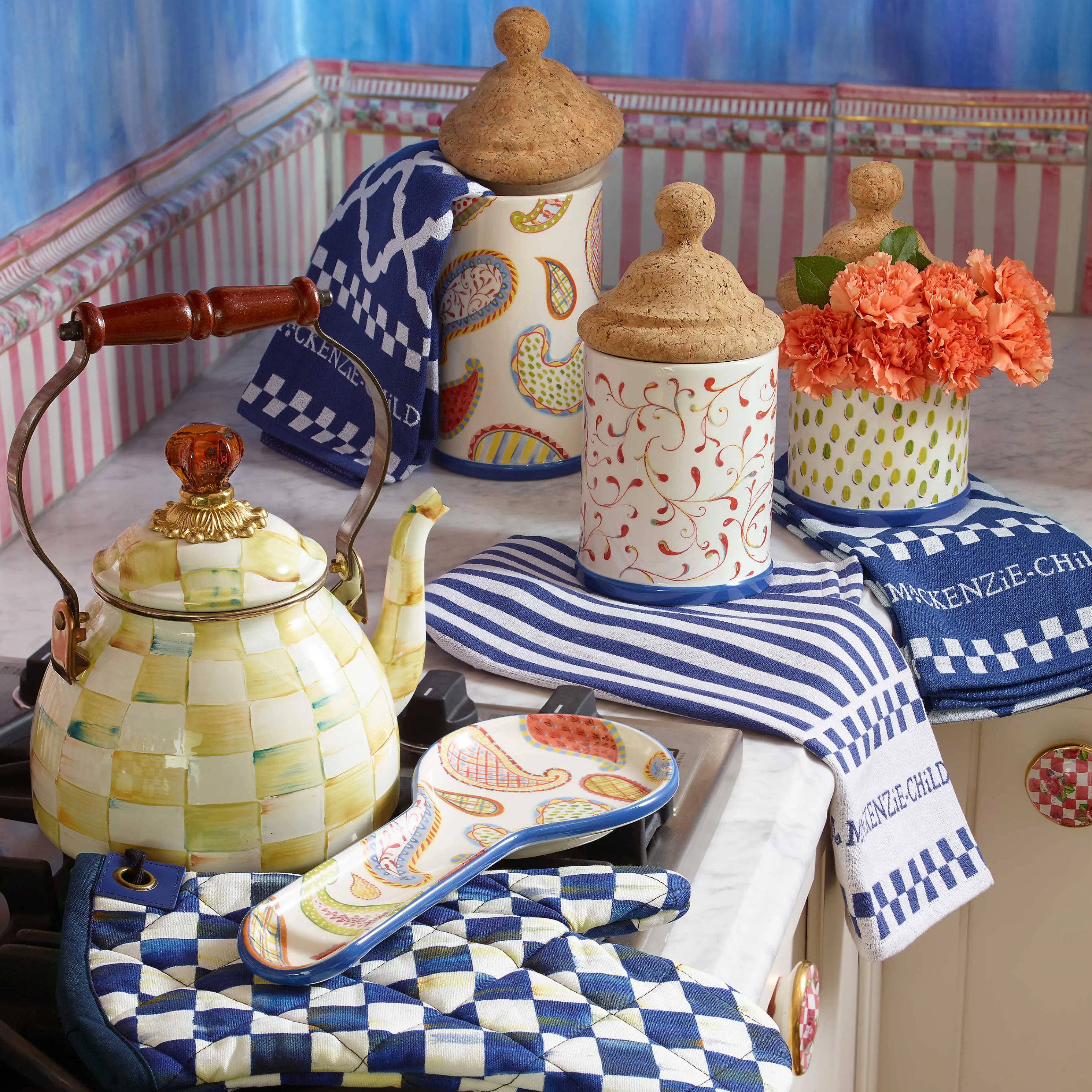 Royal Check Bistro Oven Mitt