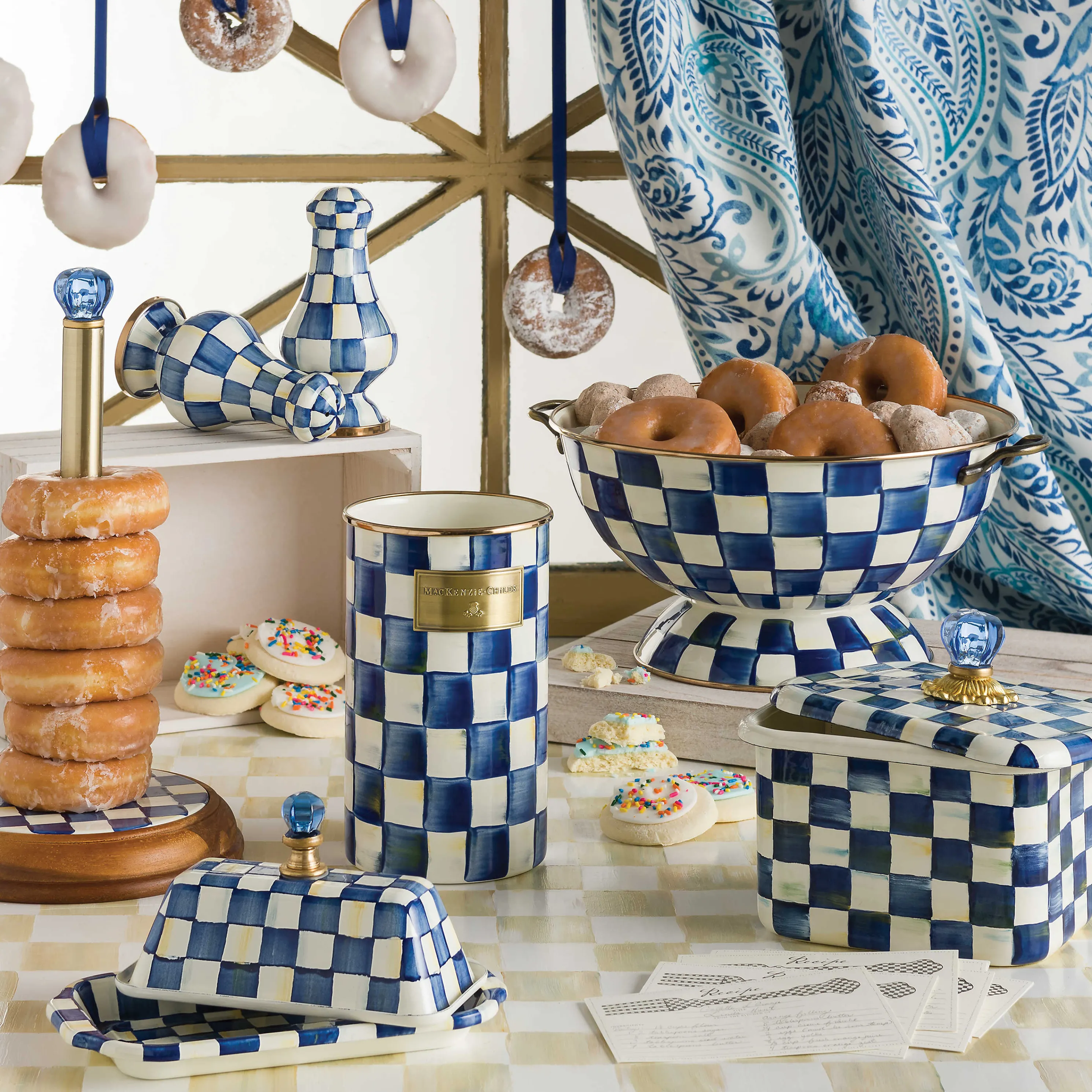 Royal Check Enamel Everything Bowl