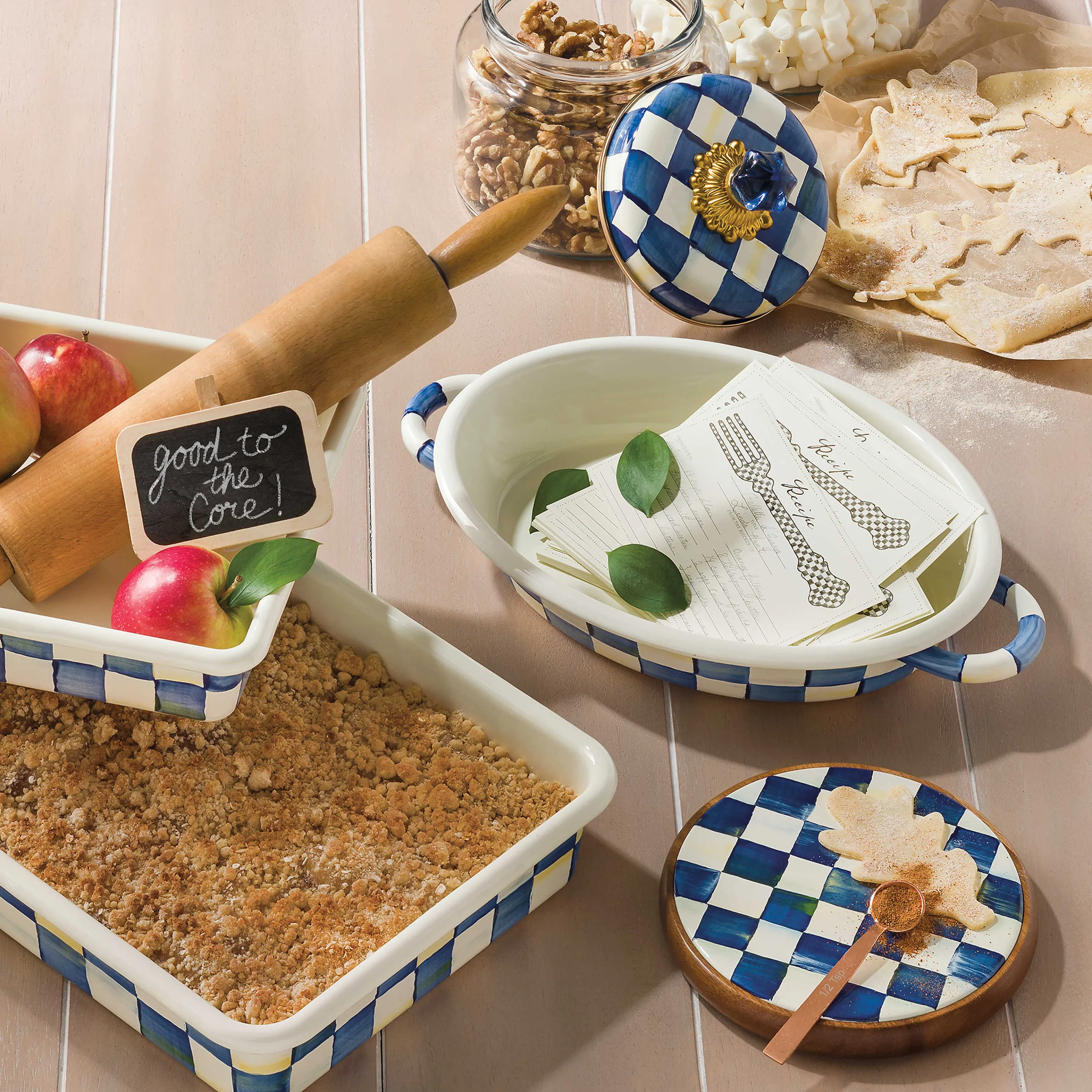 Royal Check Enamel Trivet