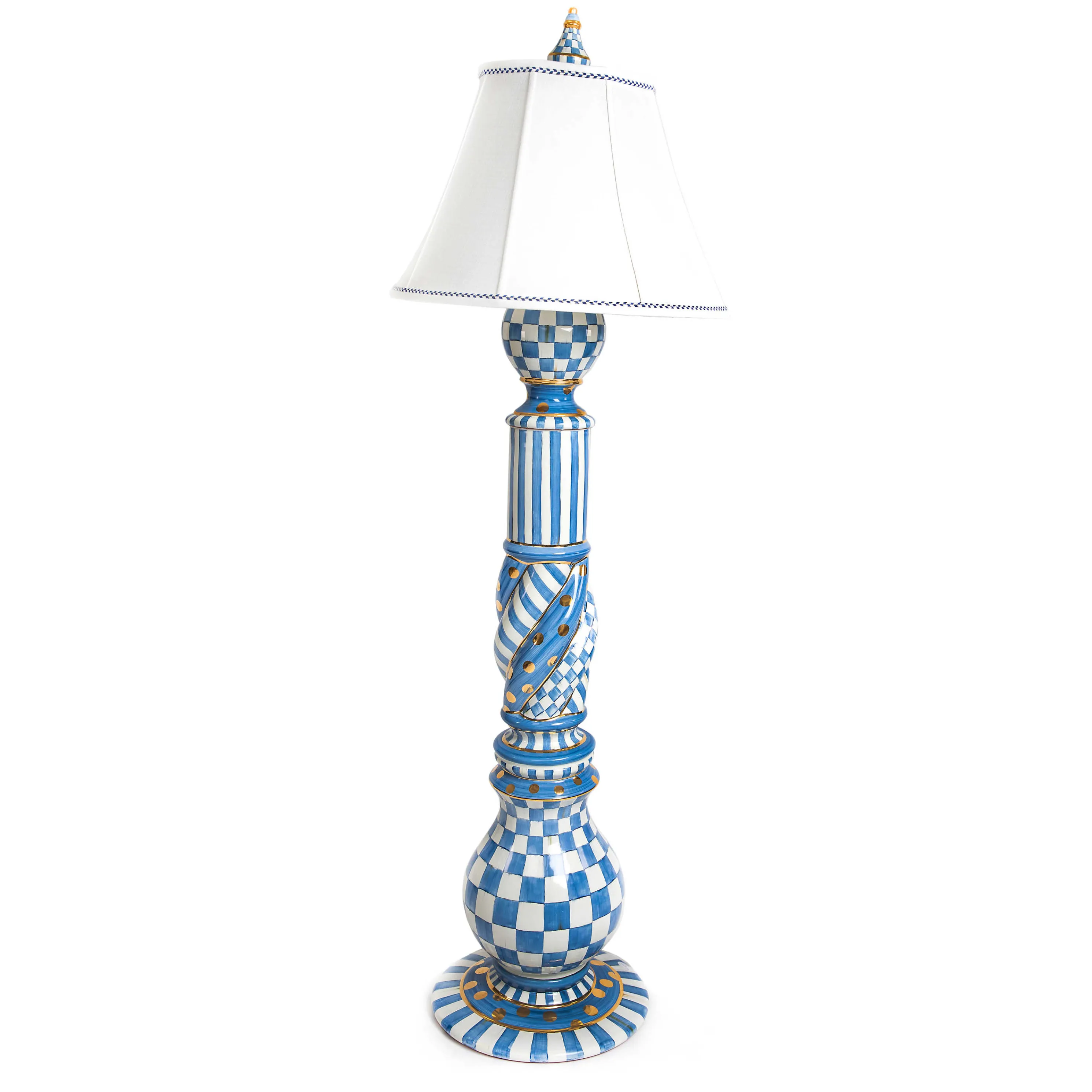 Royal Check Floor Lamp
