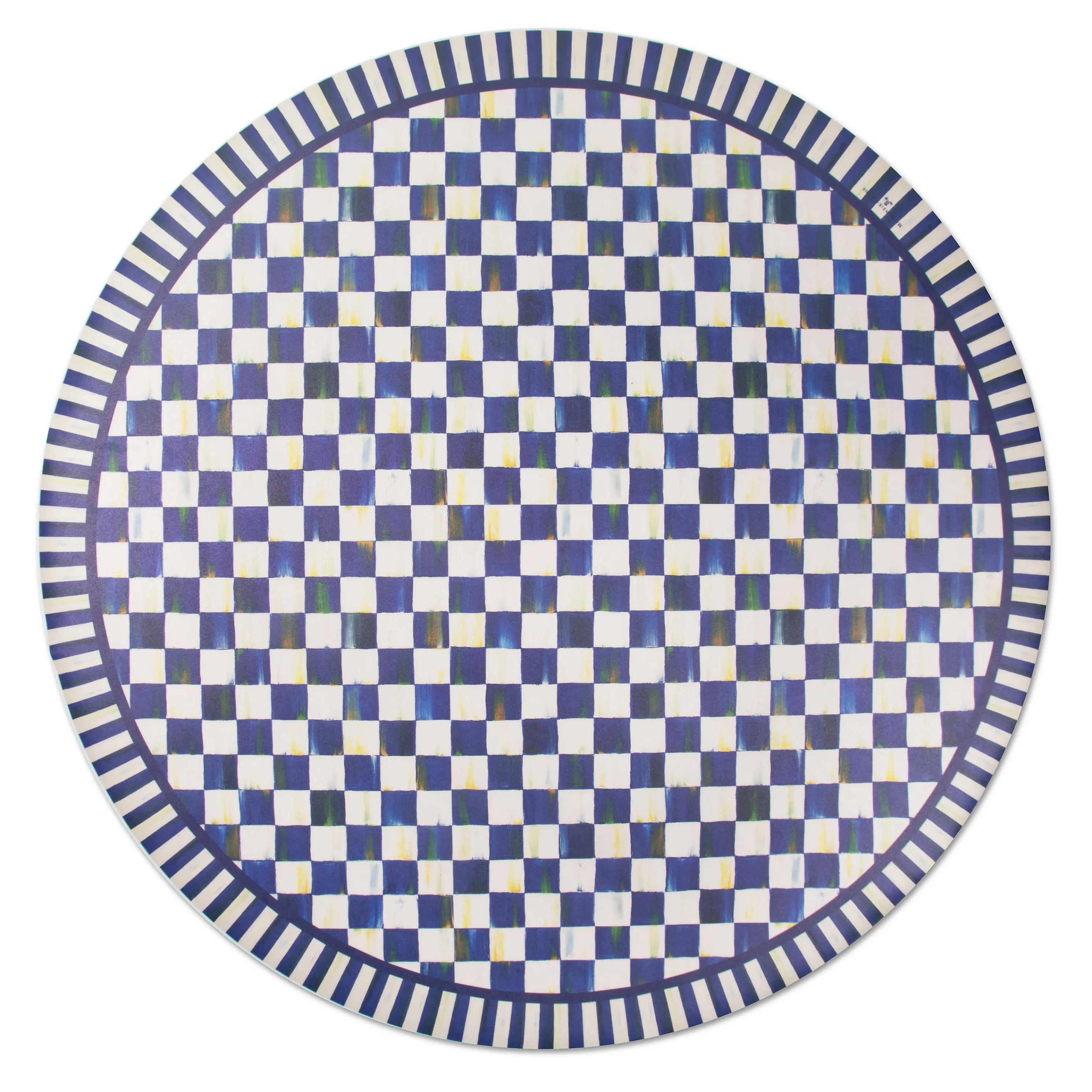 Royal Check Floor Mat - 6' Round