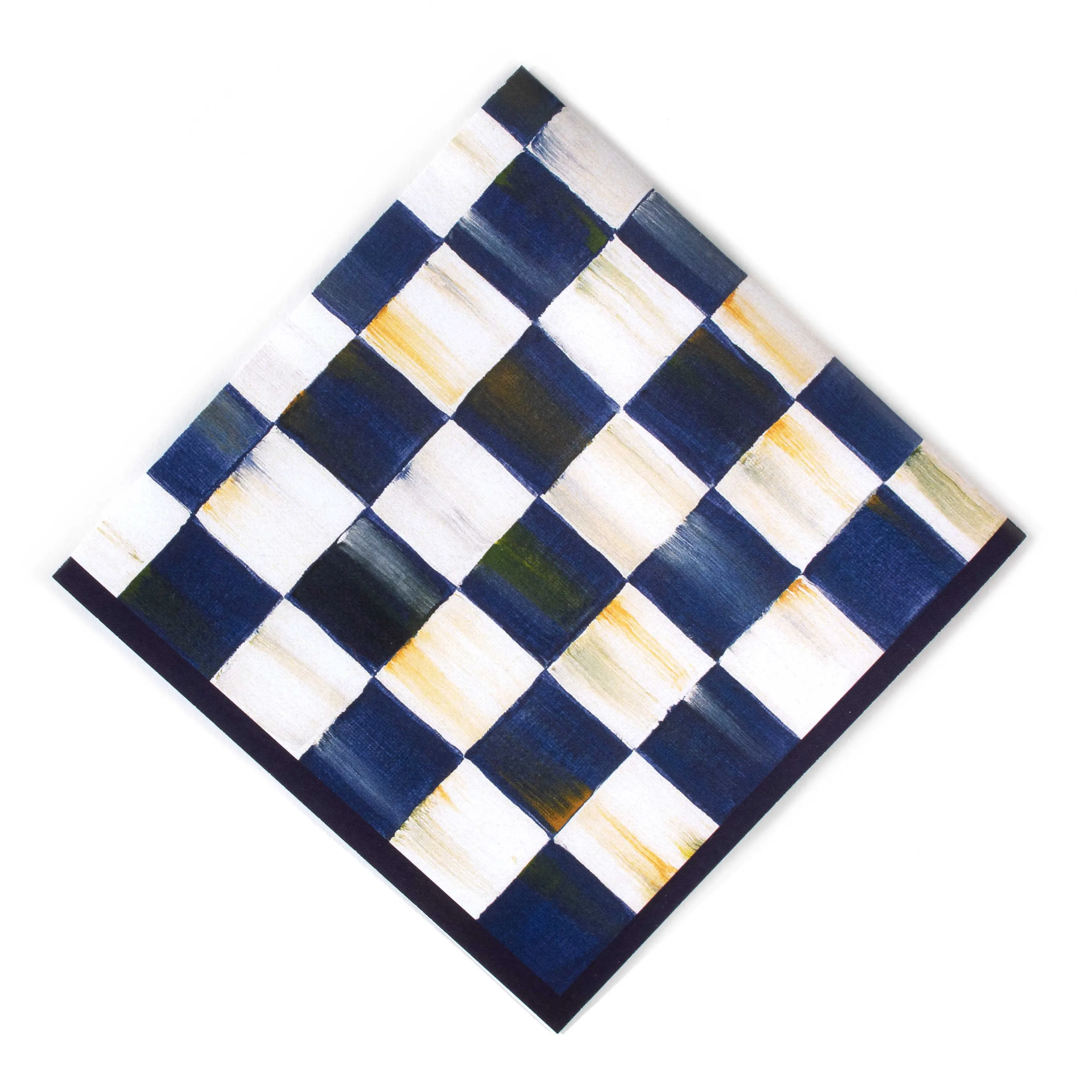 Royal Check Paper Napkins - Cocktail