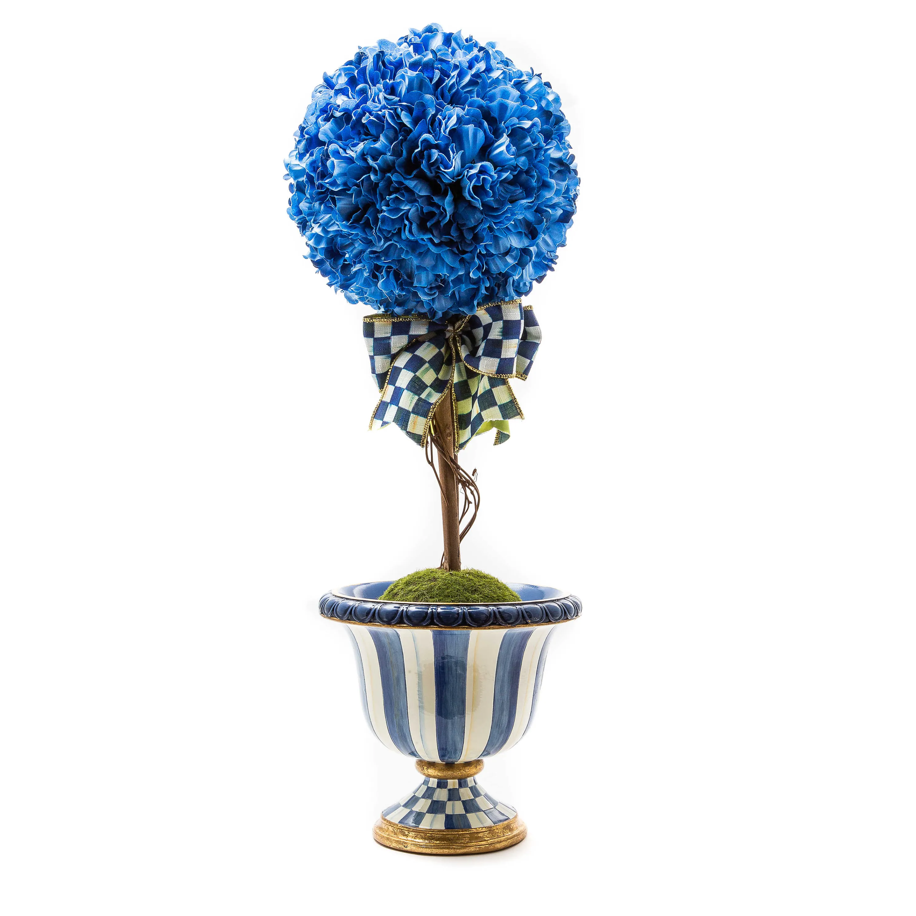 Royal Check Topiary Drop In - Small