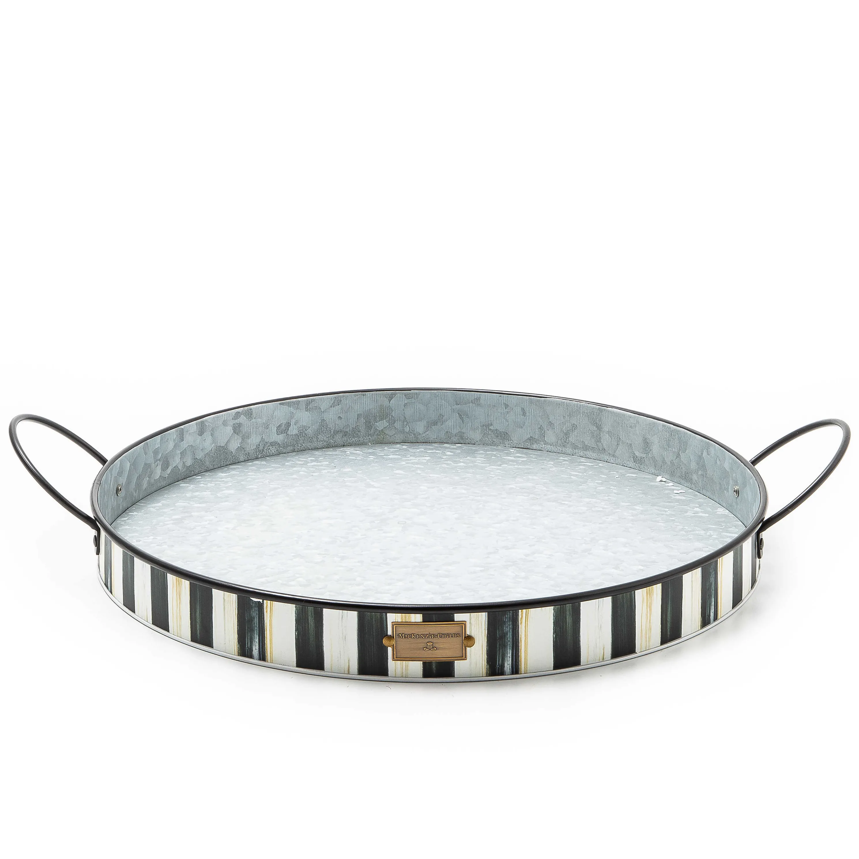 Spectator Galvanized Serving Trays - Set Of 2