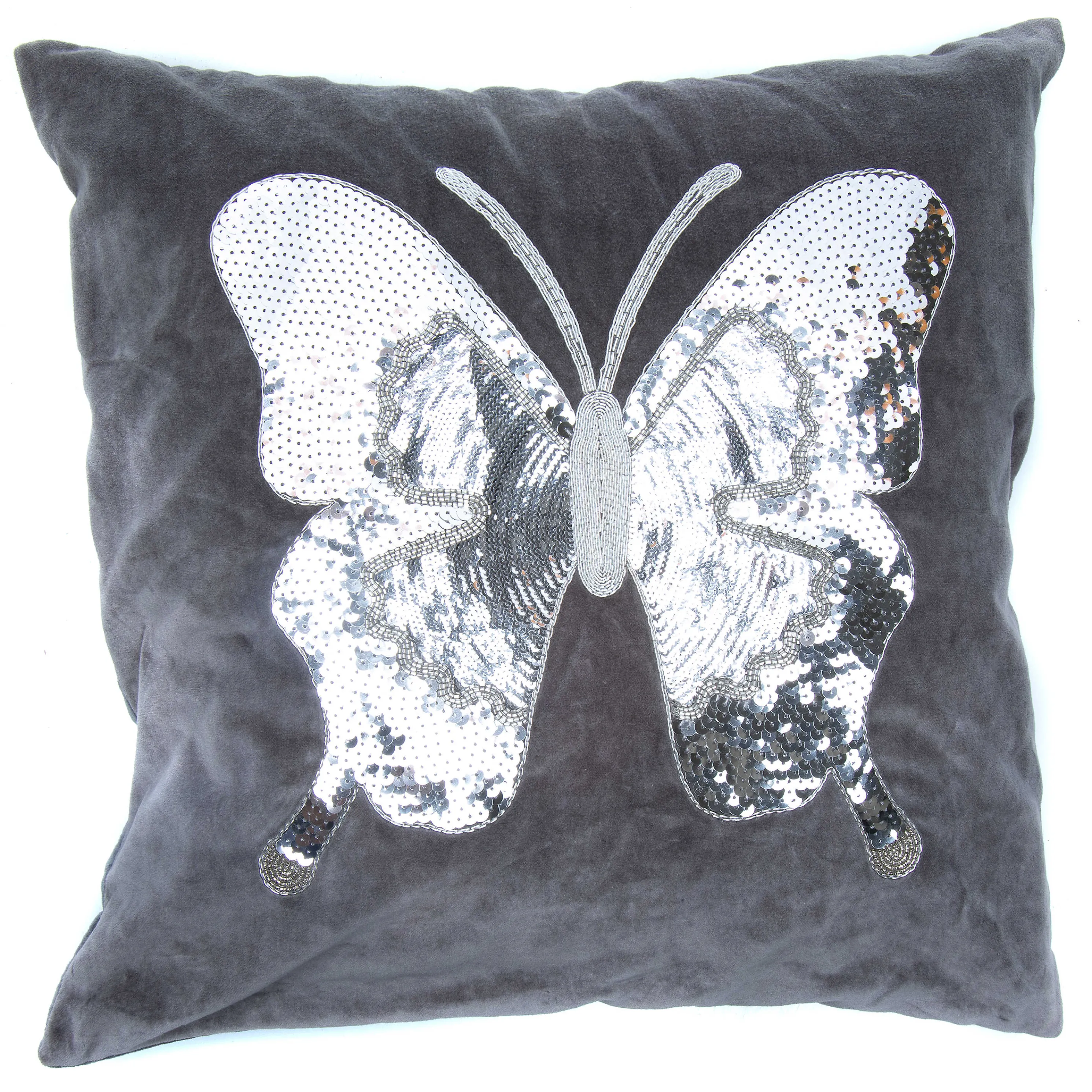 Sterling Butterfly Pillow