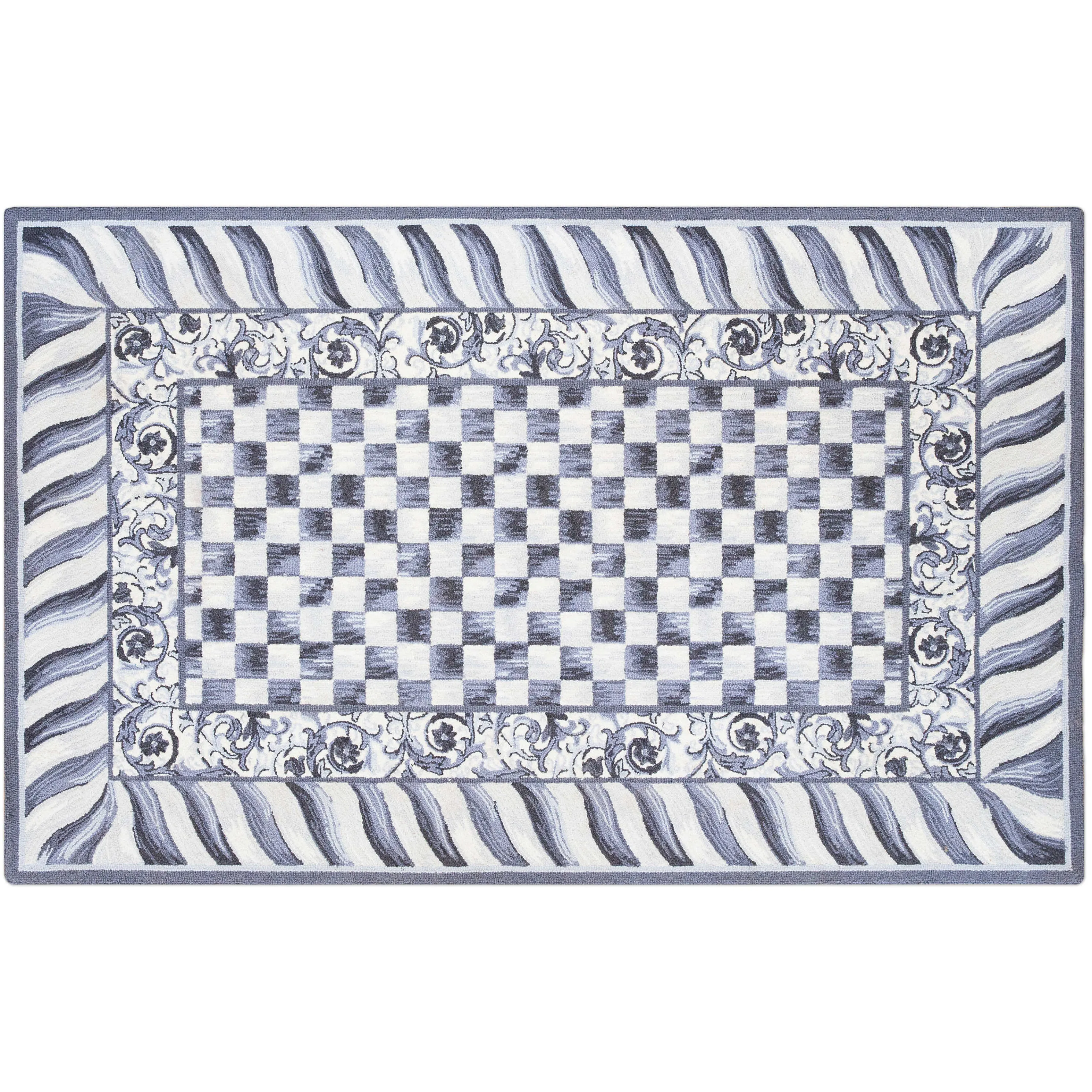 Sterling Check Rug - 5' X 8'