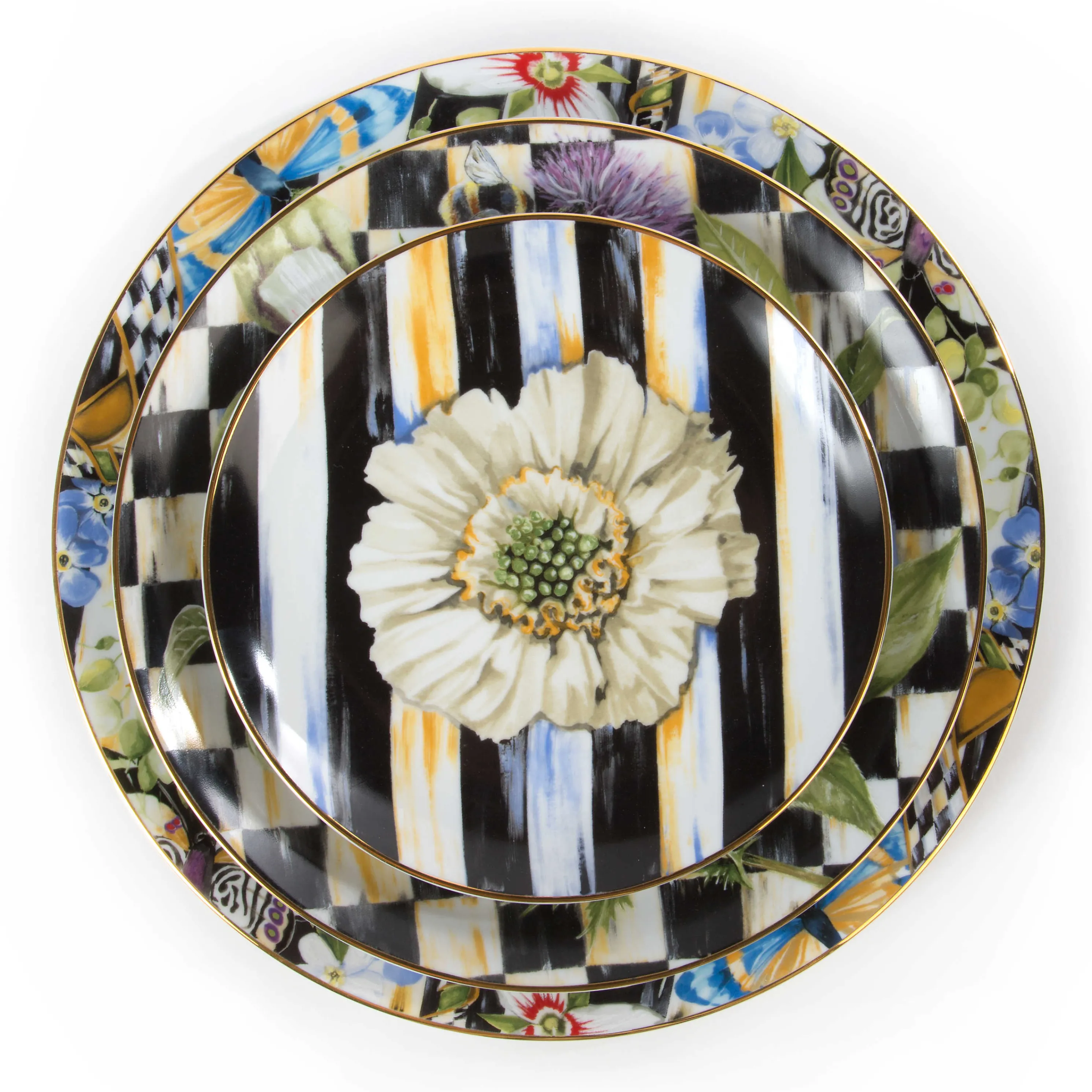 Thistle & Bee Dinner Plate - Garland