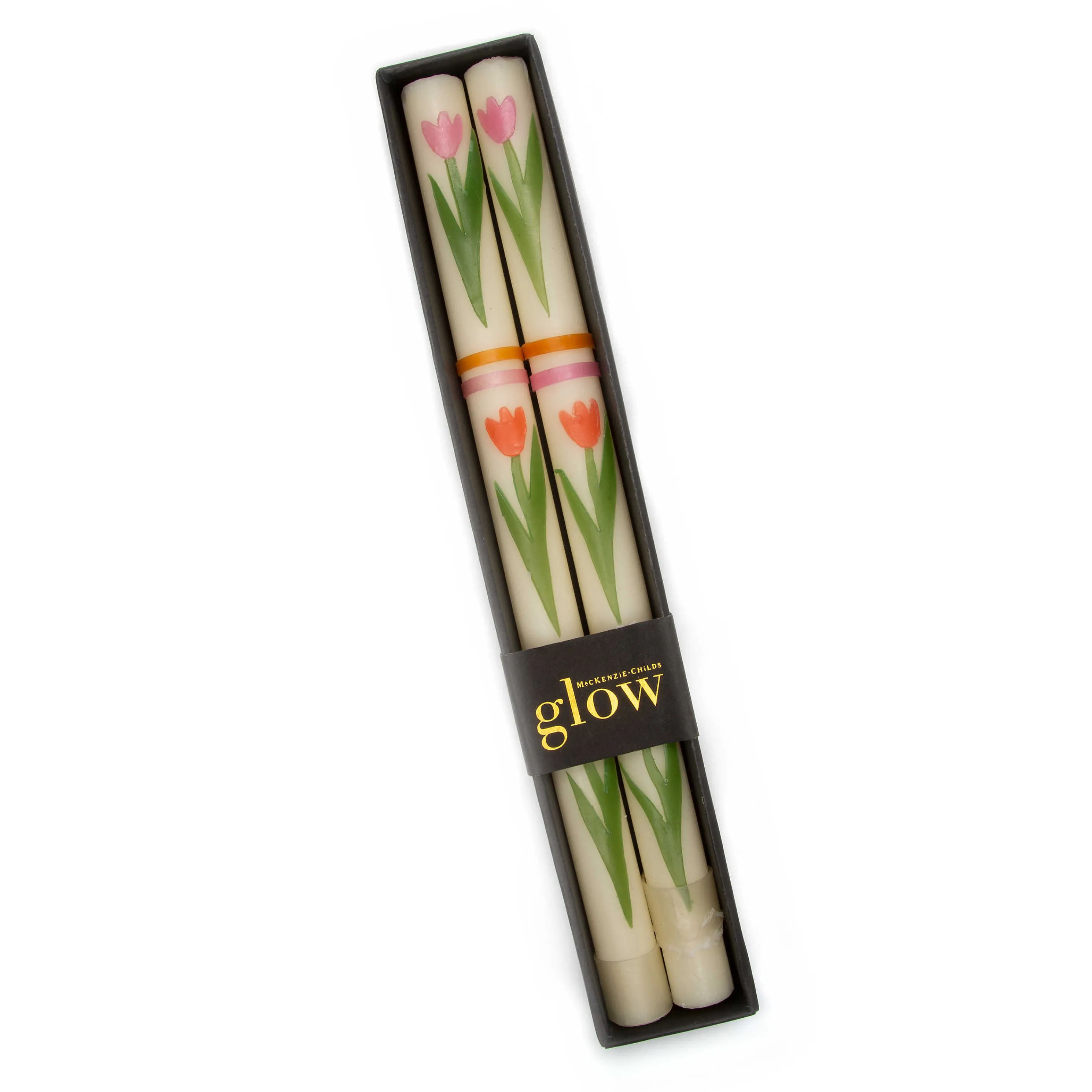 Tulip Dinner Candles - Set Of 2