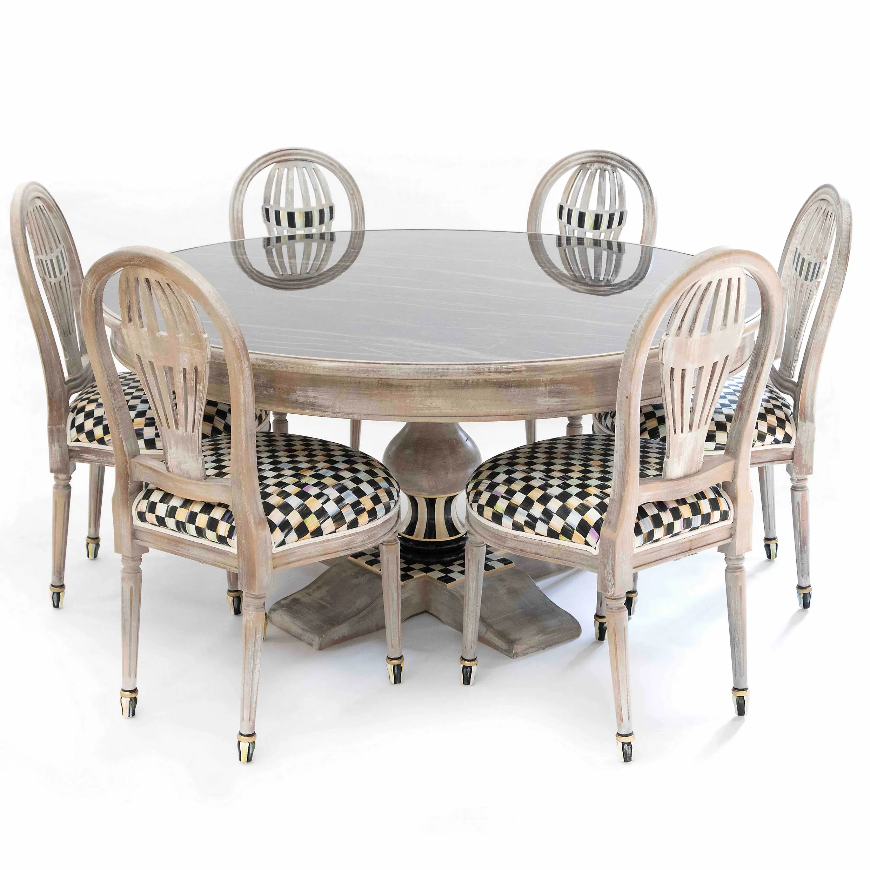 Tuscan Farm Pedestal Table