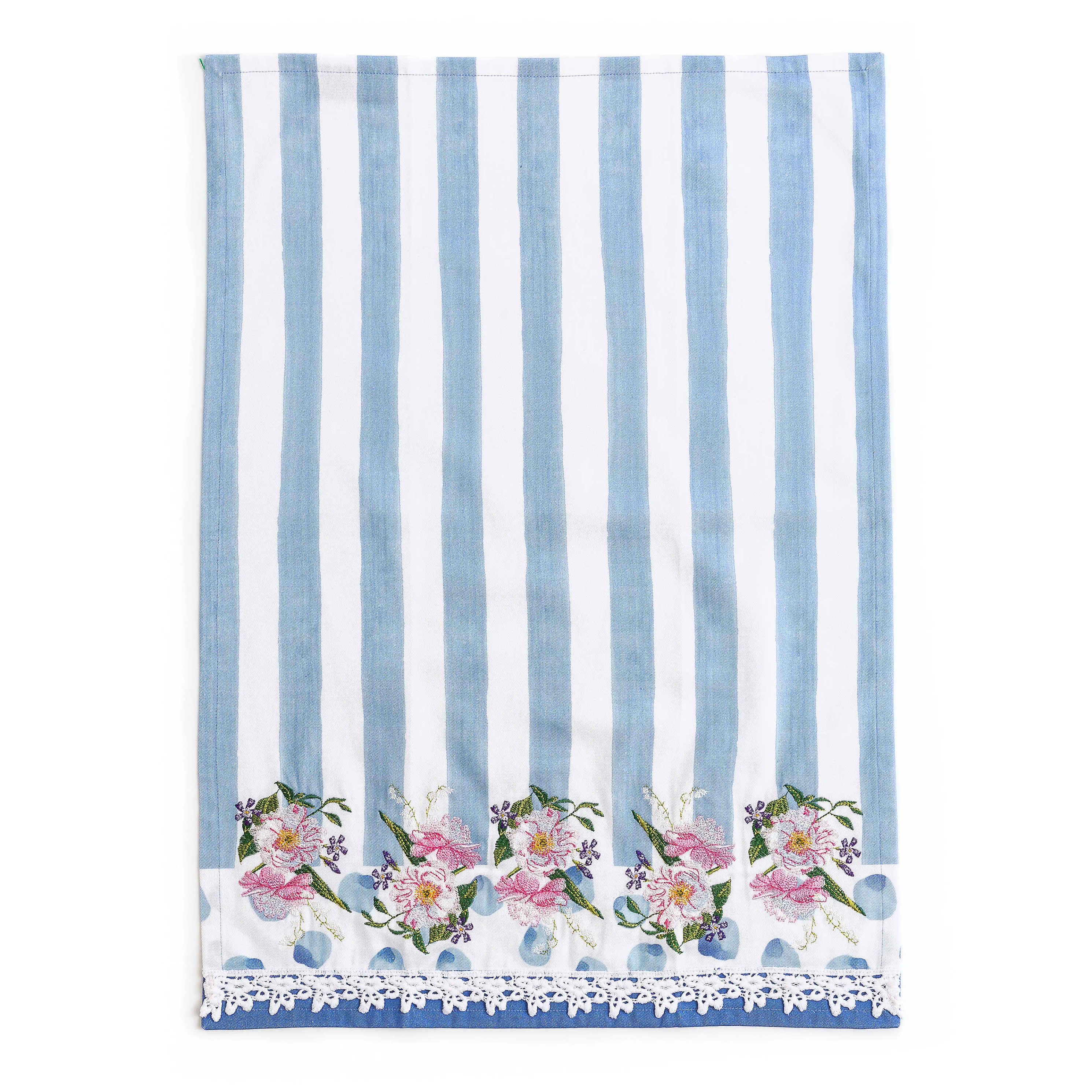 Wildflowers Dish Towel - Blue