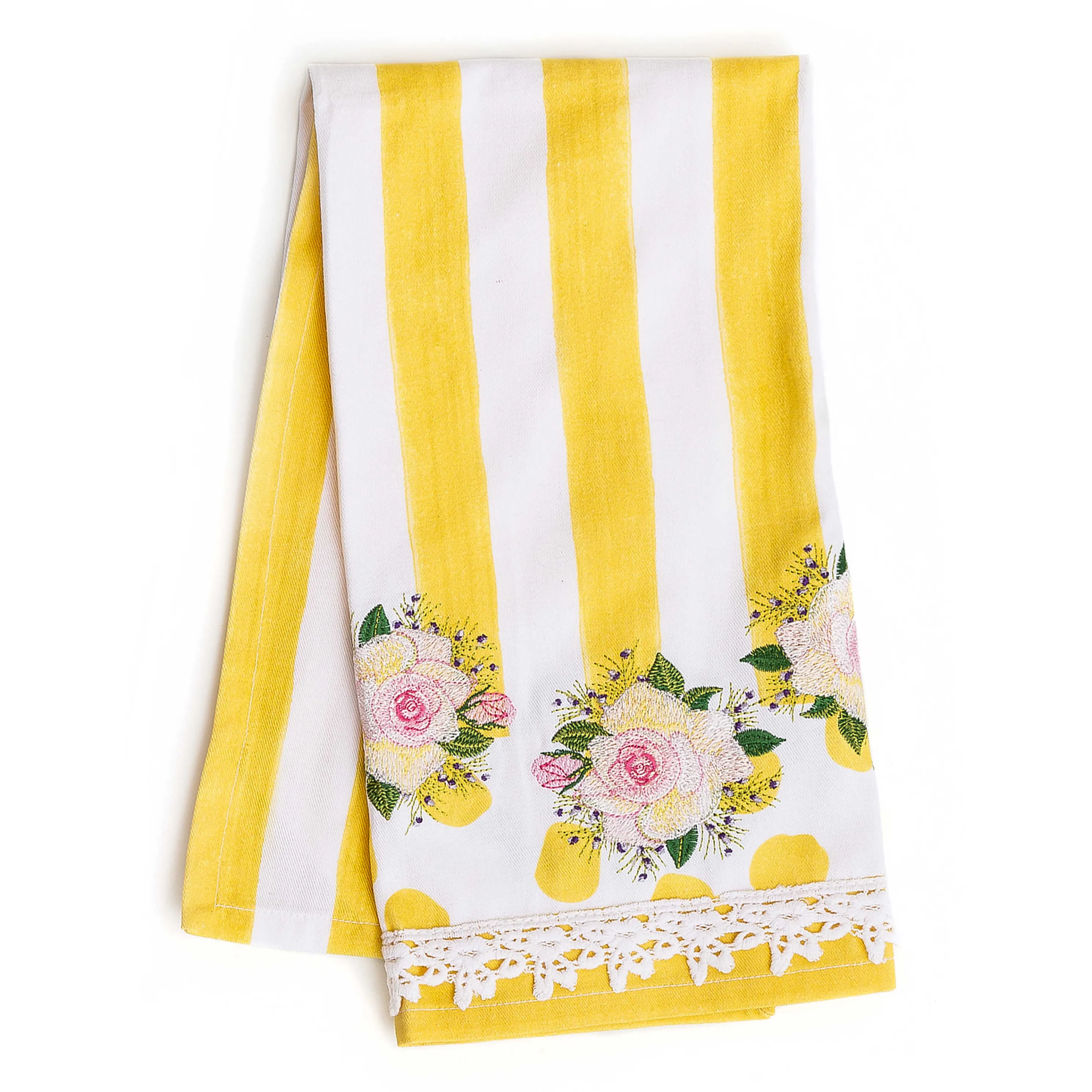 Wildflowers Dish Towel - Yellow