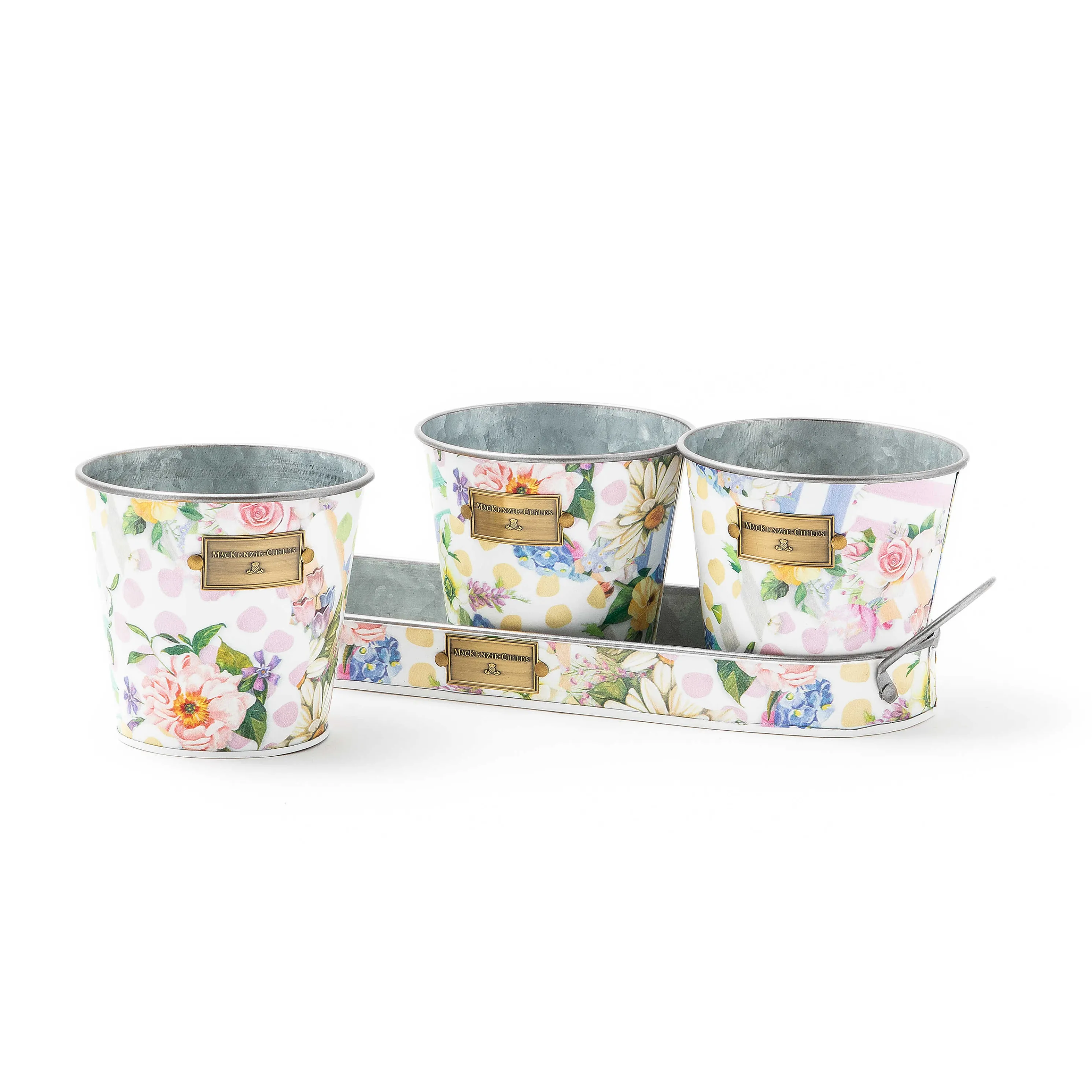 Wildflowers Herb Pots - Set Of 3