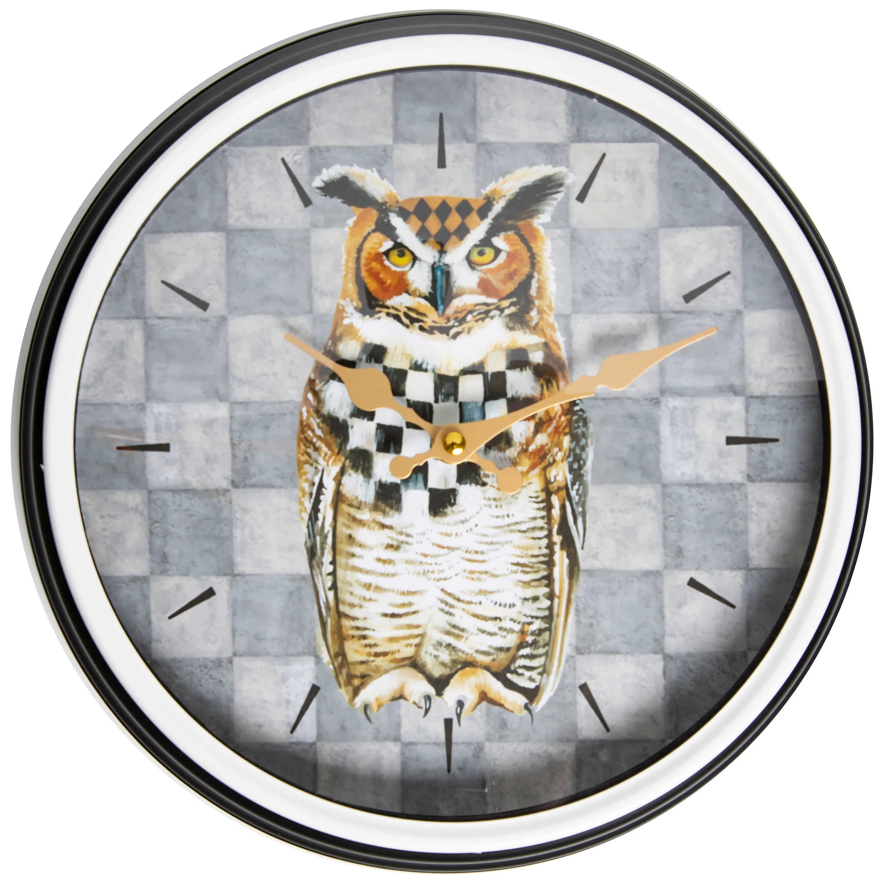 Woodland Owl Wall Clock